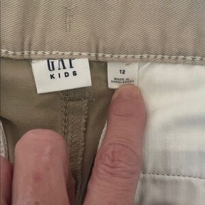 GAP Kids Khaki Trousers Bundle, 2 PAIRS size 10 and 12.
